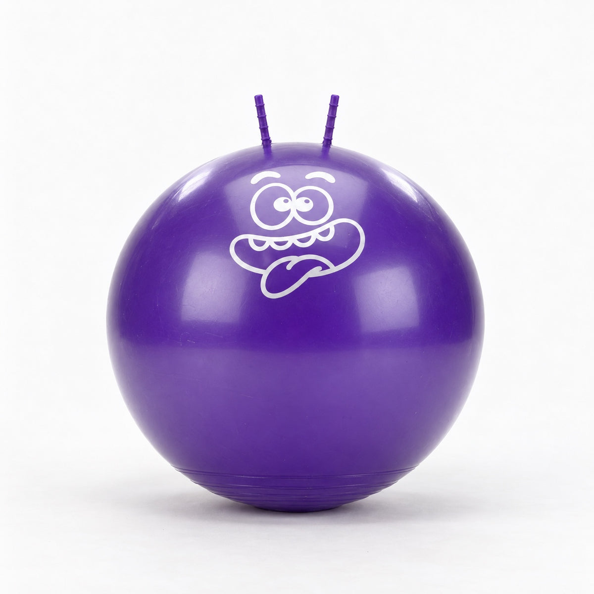 The Hoppi Ball, 100 cm (39 in), purple, front view