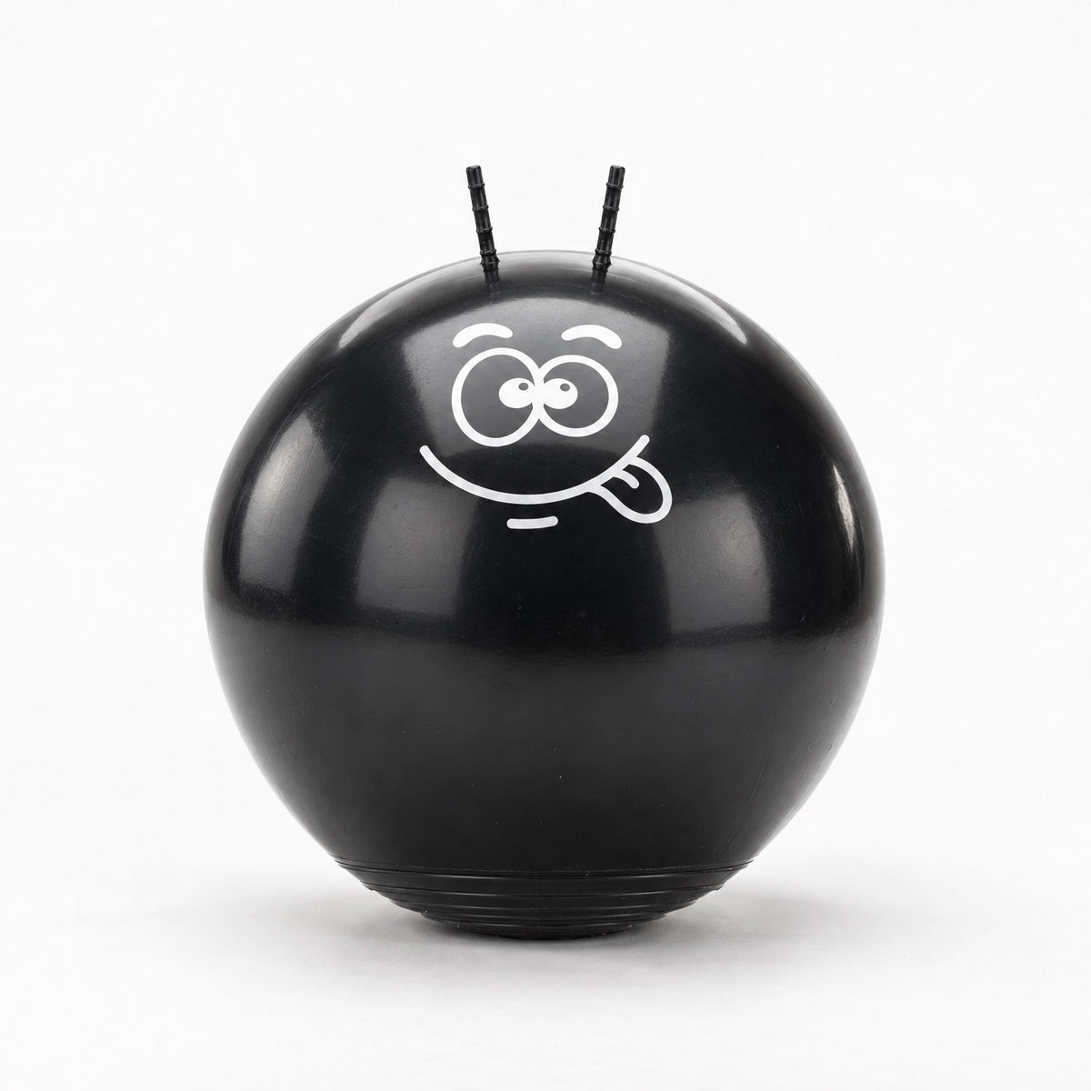 The Hoppi Ball, 80 cm (31 in), black, front view